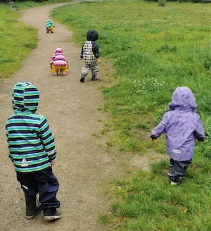 Weg zur Tagespflegestelle